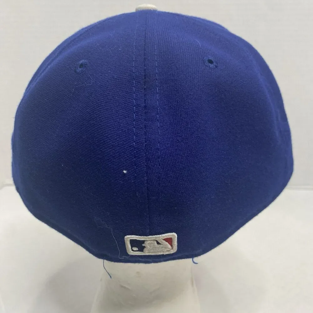 LA Dodgers Fitted Hat Cap MLB New Era 59Fifty Fitted Baseball On Field 7 1/2
